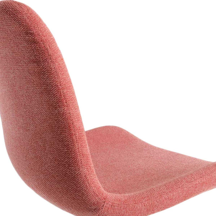 Nolon Nora eetkamerstoel terracotta rood - zwart onderstel