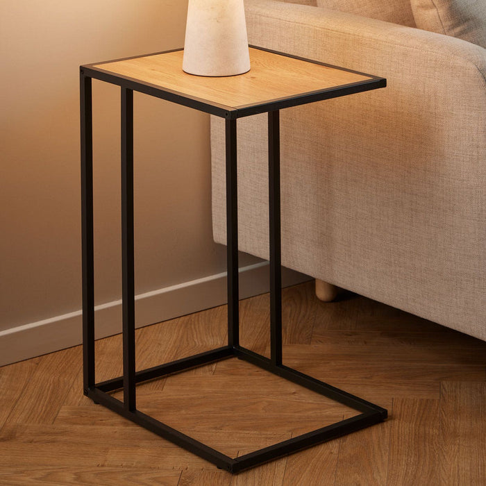 Lisomme Vic Houten Bijzettafeltje 43 x 35 cm - Naturel