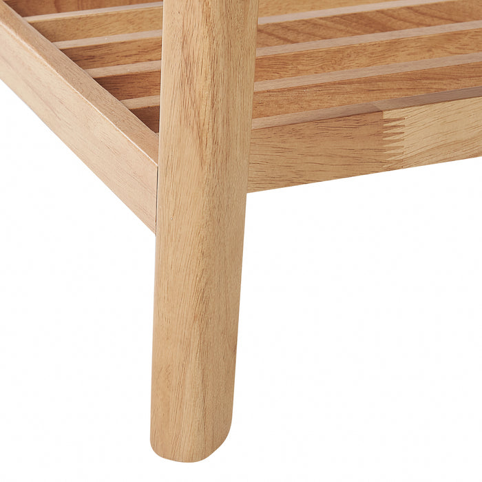 Beliani - TULARE - Salontafel - Lichtbruin - Rubberhout