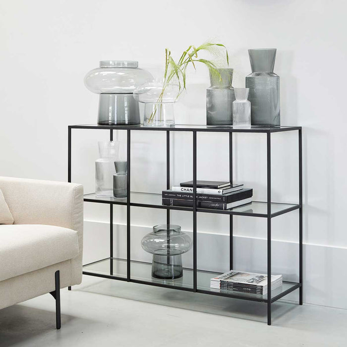 Riverdale - Vaas Lune helder 30 cm - Transparant