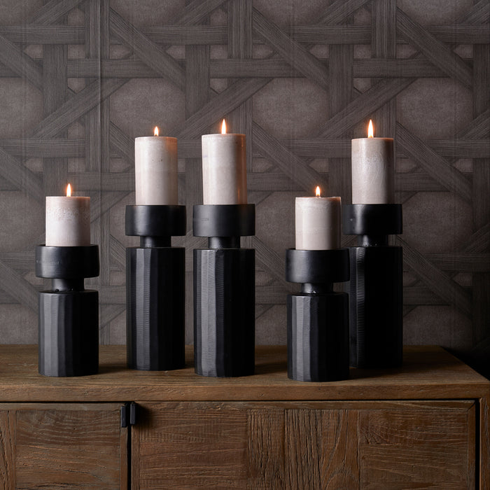 Riviera Maison Kandelaar RM Marilena Grijs - Maat M