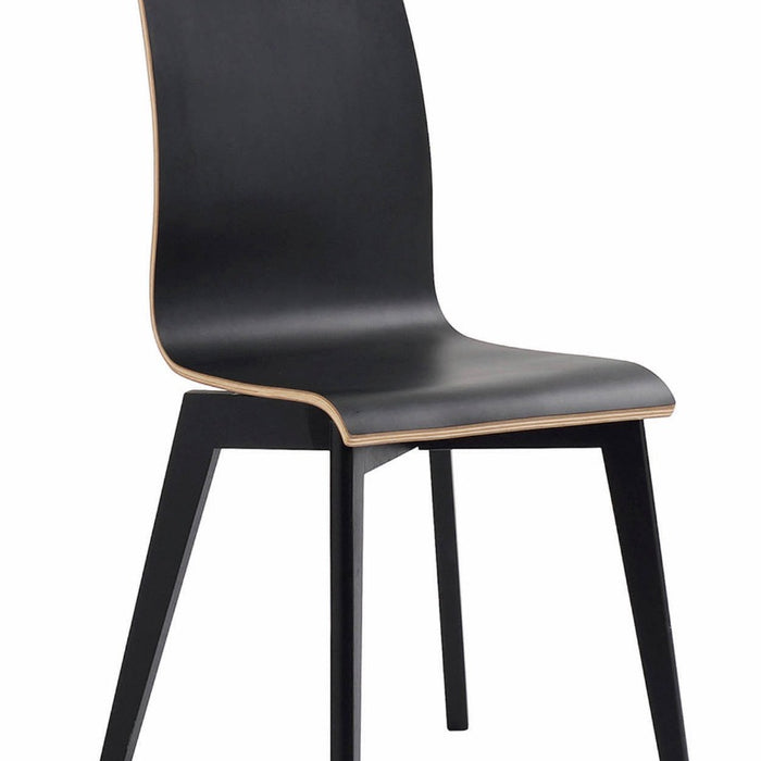 Rowico Gracy Stoel - Set Van 2 - Zwart HPL - Eiken Zwart