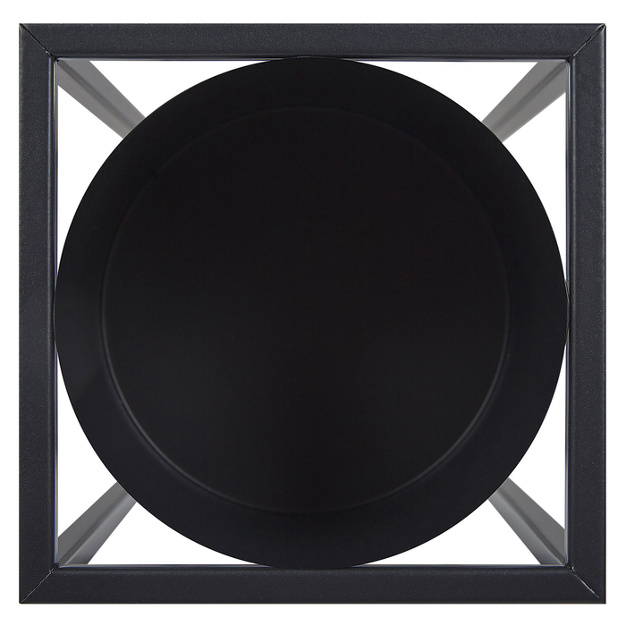 Beliani - IDRA - Plantenbak - Zwart - 15 cm - IJzer