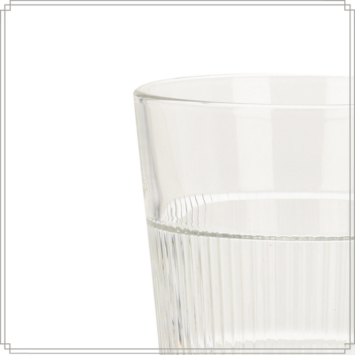 OTIX Waterglazen 270 ml set van 4 Transparant Glas Stapelbaar