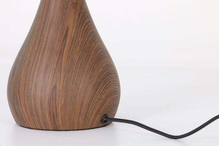 Light & Living Tafellamp Svante - Zwart|Hout - Ø28cm