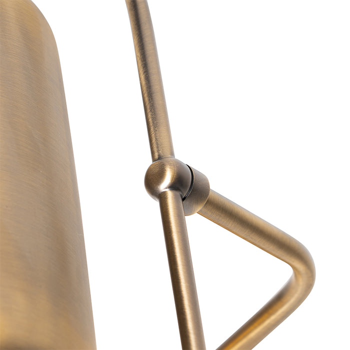 QAZQA Klassieke tafellamp|notarislamp brons - Banker