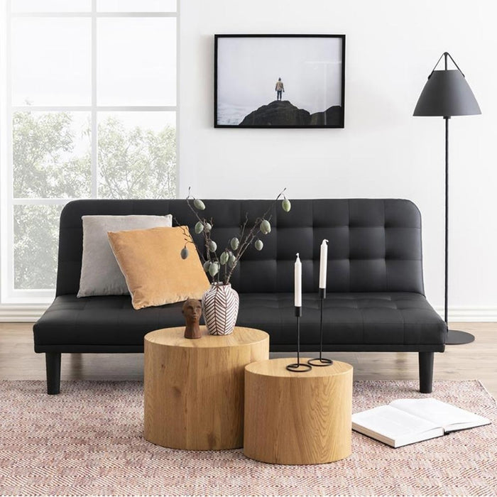 Lisomme Rosanne houten salontafels naturel - set van 2