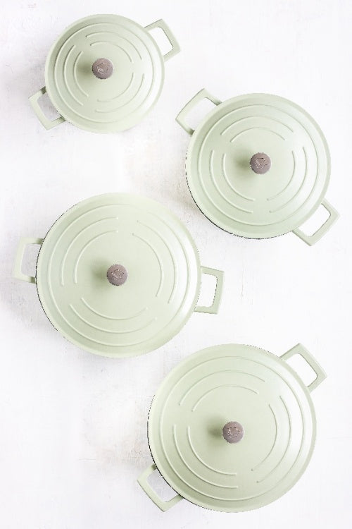 Braadpan, Gietaluminium, 20 cm, 2.5 L, Mint Groen - MasterClass