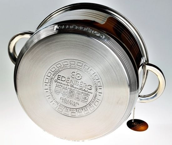 Edenberg Classic Line - Kookpan met Deksel - RVS - Ø 28 cm