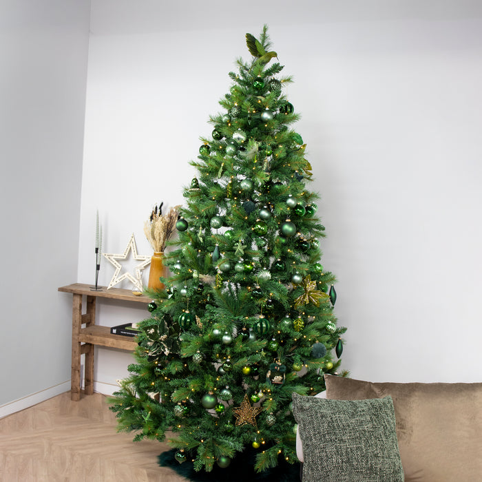 Bloomique - Kunstkerstboom 'King Tree' - Met verlichting -240 cm