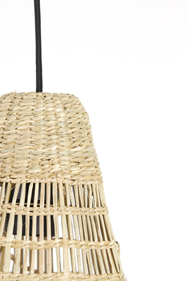 Light & Living Light&living Hanglamp Ø20x52 cm LATIKA zeegras naturel