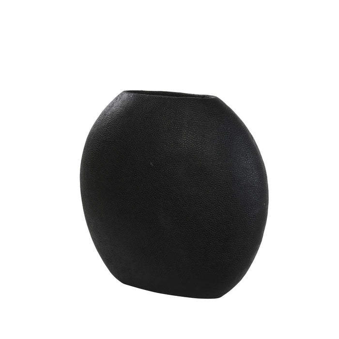 Light & Living Vaas Rayskin - Zwart - 49.5x20x45cm