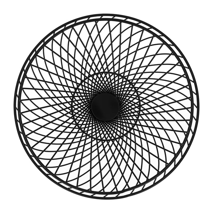 QUVIO Fruitmand 2 laags - Metaal - Zwart