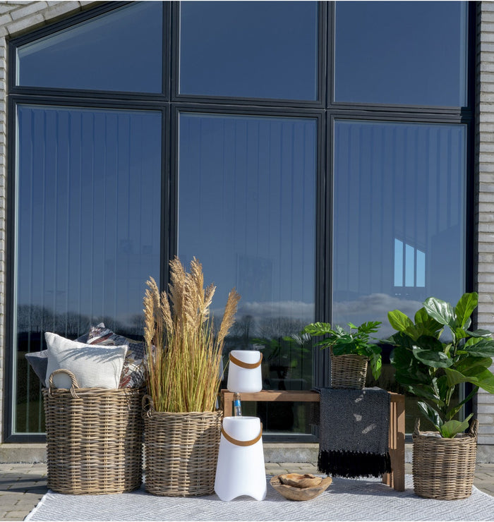 Artichok Huub tuin tafellamp kunststof - wit