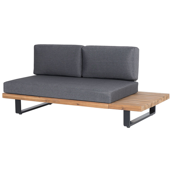 Beliani-MYKONOS-Loungeset voor 5-Grijs-FSC® gecertificeerd acaciahout