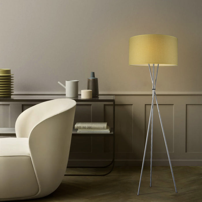 Home Sweet Home Lampenkap Canvas groen - B:45xD:45xH:23cm