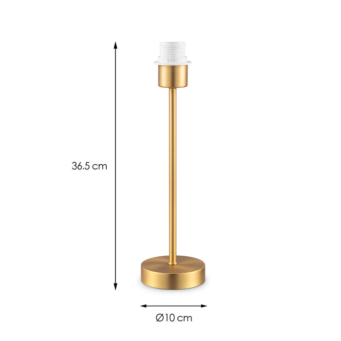 Home Sweet Home tafellamp voet Single 10|10|36.5cm - Messing