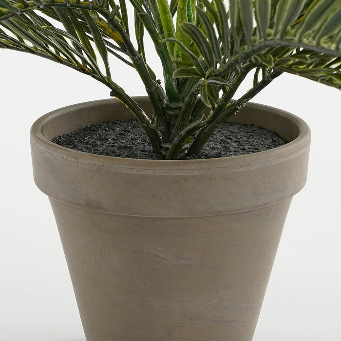 Mica Decorations Cycas Palm Kunstplant - H33 x Ø34 cm - Groen
