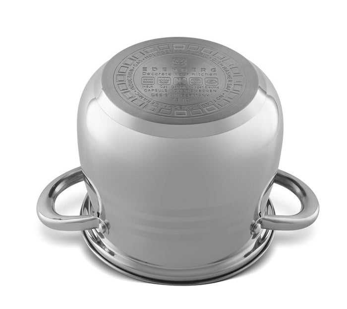 Edenberg Classic Line - Kookpan met Deksel - RVS - Ø 20 cm - 5.5 L