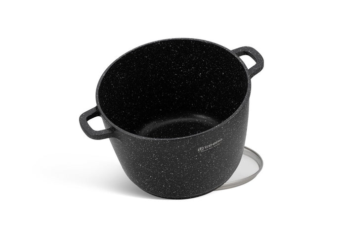 Edenberg Black Line - Kookpan met Deksel - Ø 24 cm - Aluminium