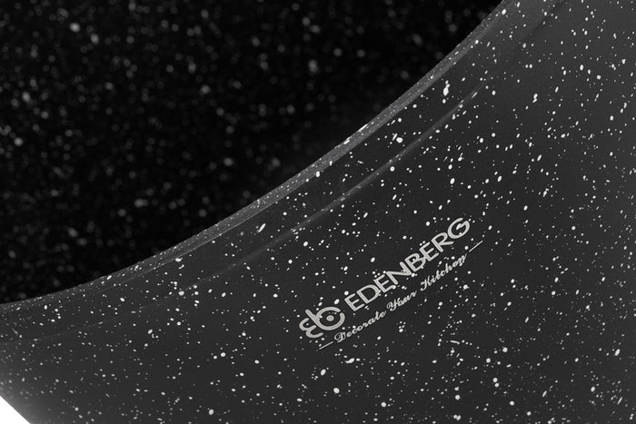 Edenberg Black Line - Kookpan met Deksel - Ø 24 cm - Aluminium