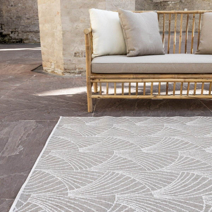 Interieur05 Buitenkleed Deco bruin|grijs dubbelzijdig - 160 x 230 cm