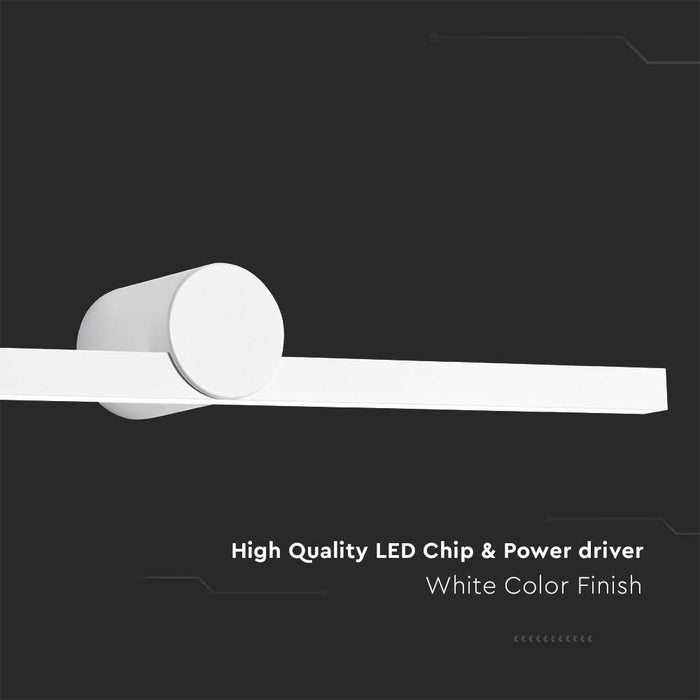 V-TAC VT-7022-W Spiegellampen voor wand - IP65 - Wit - 10W - 1530