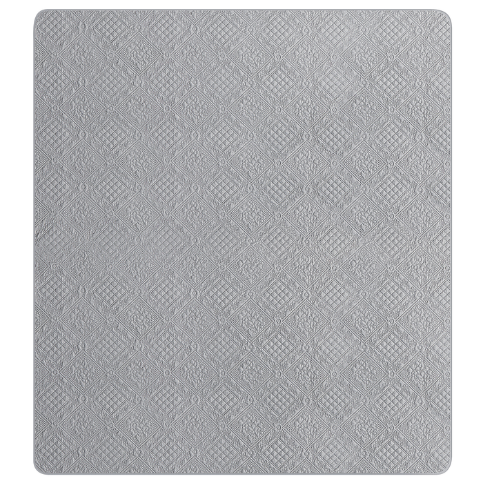 Beliani - ALAMUT - Plaid - Grijs - 220 x 240 cm - Polyester