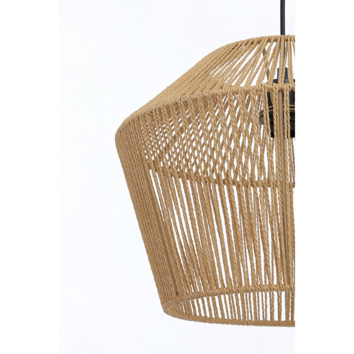Light & Living Hanglamp Caspian - Bruin|Zwart - Ø40cm