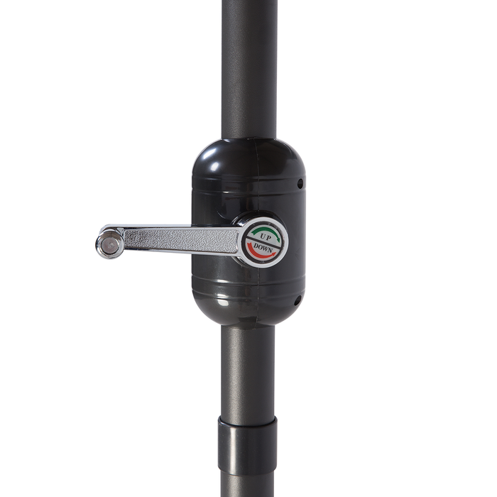 Beliani - VARESE - Parasol - Lichtgrijs - 270 cm - Polyester