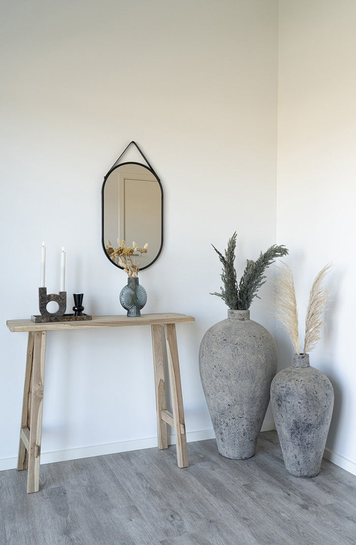 Artichok Sarah Ovale Wandspiegel Zwart - 35 x 60 cm