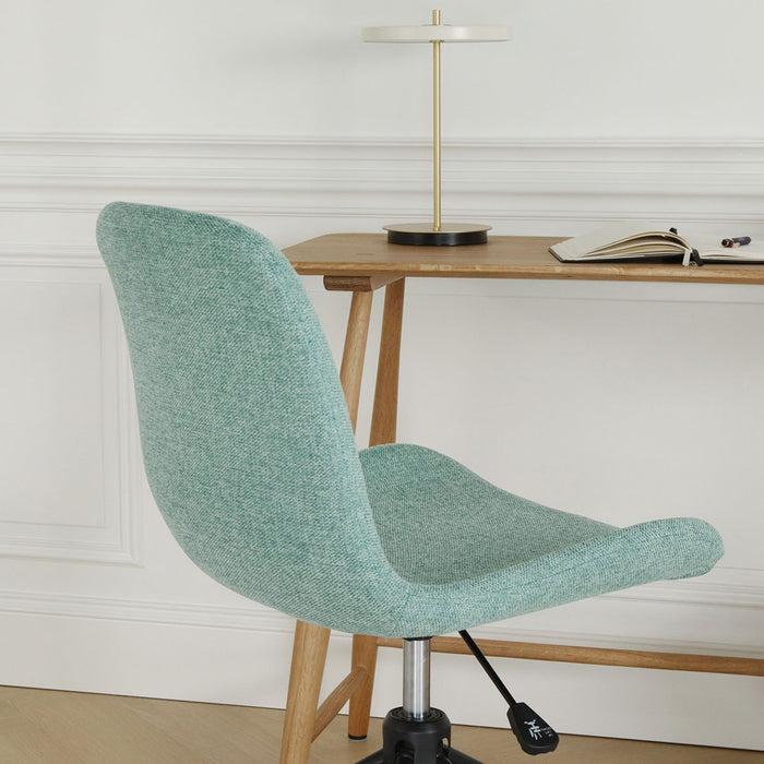 Nolon Nout-Fé Bureaustoel Zacht Groen - Stof - Zwart Onderstel