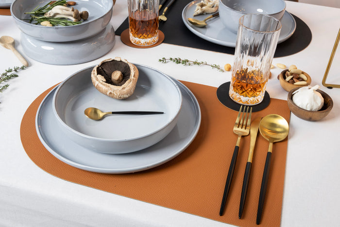 Jay Hill Bestekset - Goud | Zwart - 4-delig