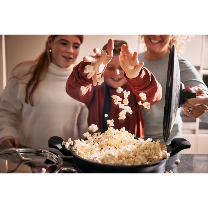 Mammoet Braadpan Vesuvio 28 cm 7 l Zwart Aluminium