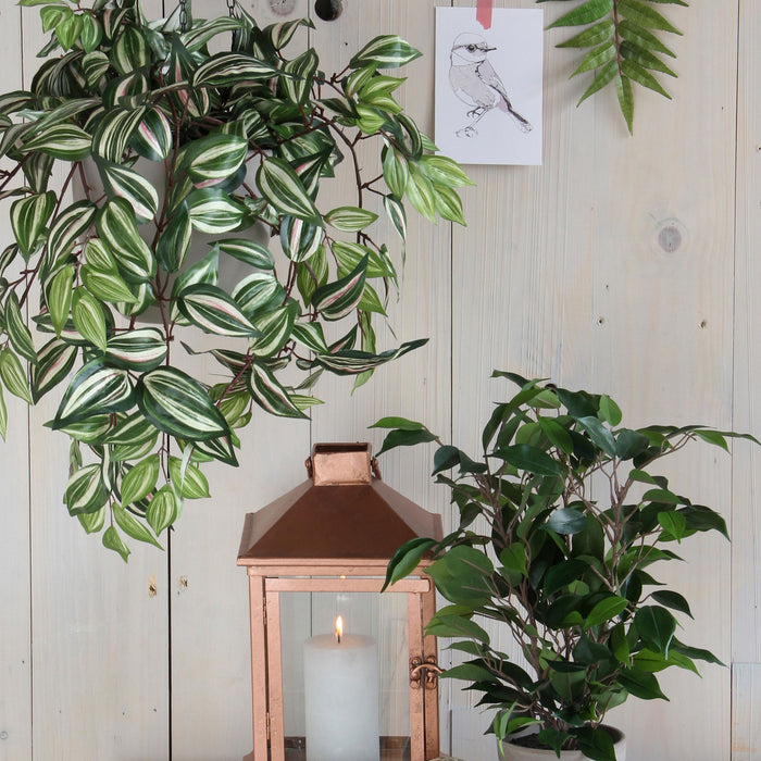 Mica Decorations Ficus Natasja Kunstplant in Bloempot H40 cm