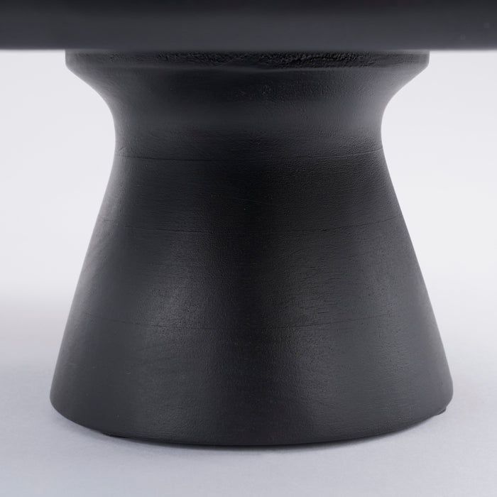 Mica Decorations Tallo Taartplateau - H10 x Ø30 cm - Zwart