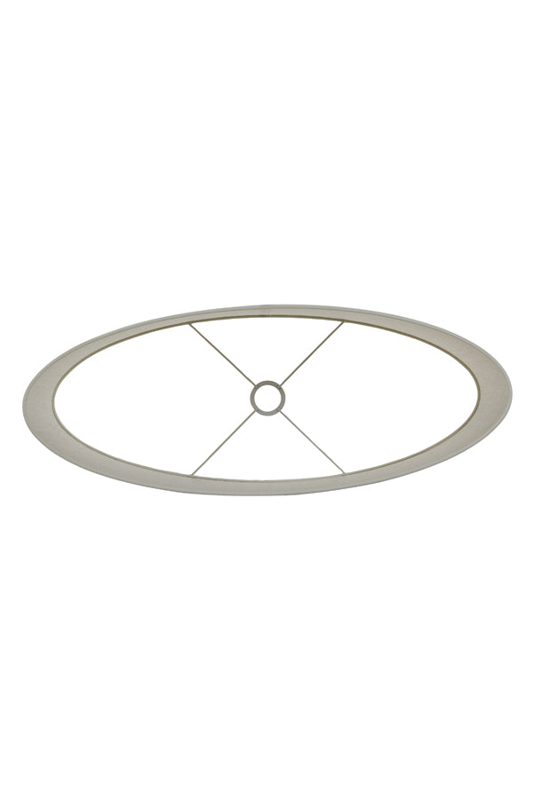 Light&living Kap ovaal recht smal 58-24-32 cm BRESKA parel wit