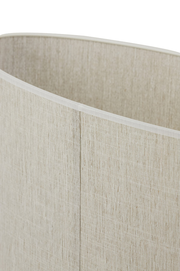 Light&living Kap ovaal recht smal 58-24-32 cm BRESKA parel wit