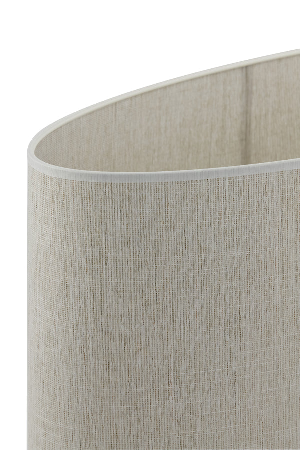 Light&living Kap ovaal recht smal 58-24-32 cm BRESKA parel wit