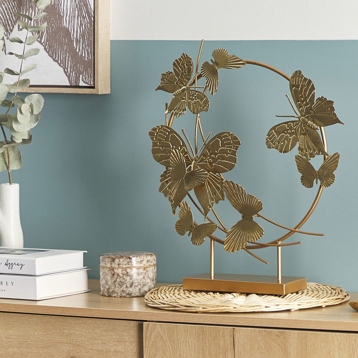 Beliani - BERYLLIUM - Decofiguur - Goud - IJzer