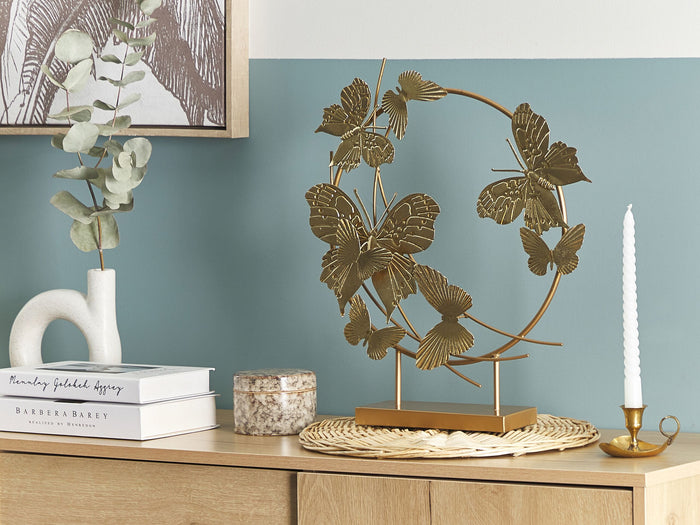 Beliani - BERYLLIUM - Decofiguur - Goud - IJzer