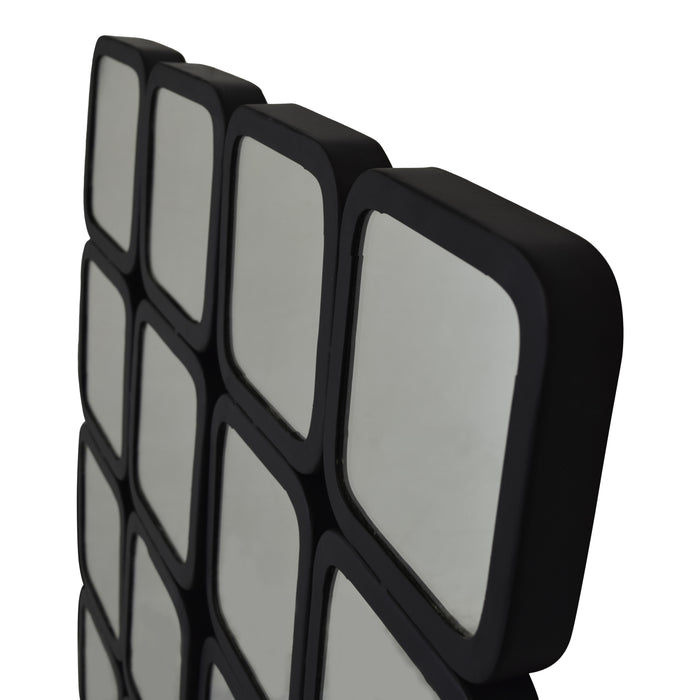 LOFT42 Spiegel Dory - Wandspiegel - Zwart - Metaal - 100x80