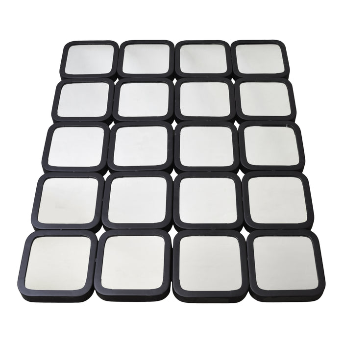 LOFT42 Spiegel Dory - Wandspiegel - Zwart - Metaal - 100x80