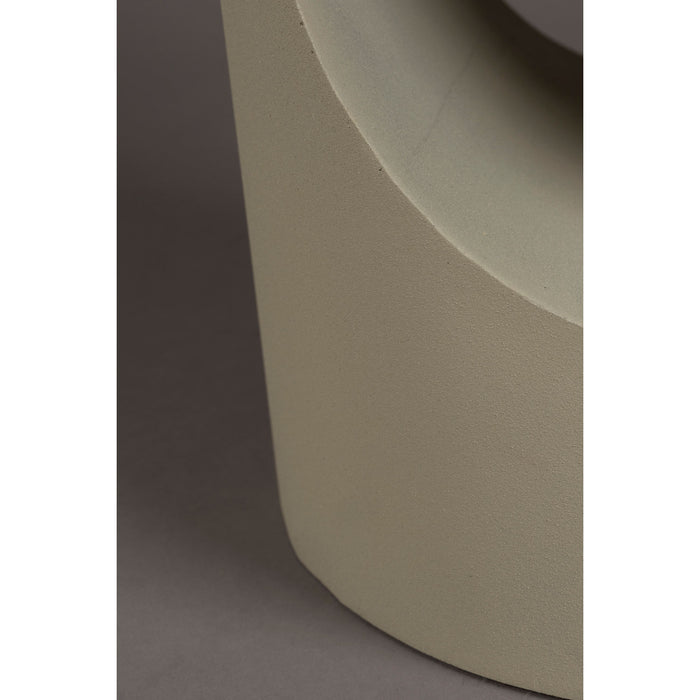 Dutchbone Sai Bijzettafel Rond 30 cm Metaal Zand| Beige