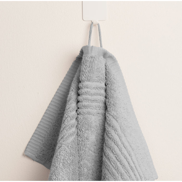 Gastendoek Supreme - Egyptisch Katoen - 6 stuks - 30x50 - licht grijs