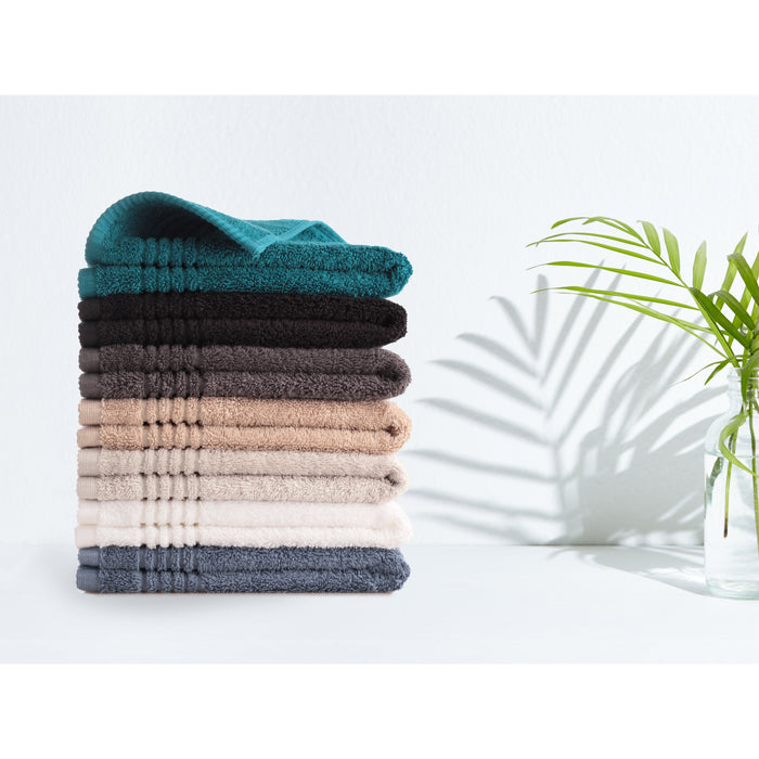 Gastendoek Supreme - Egyptisch Katoen - 6 stuks - 30x50 - licht grijs