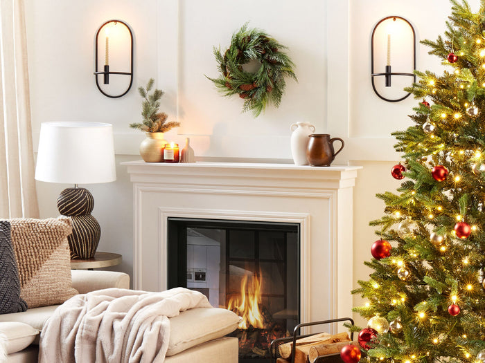 Beliani - ASTURIA - Krans - Groen - Synthetisch materiaal