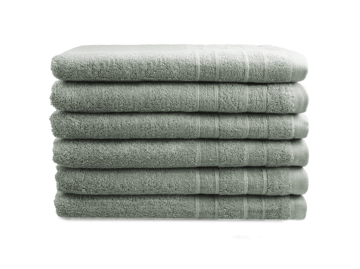 Gastendoekjes Luxor Hotel Deluxe - 6 stuks - 30x50 - zandgrijs