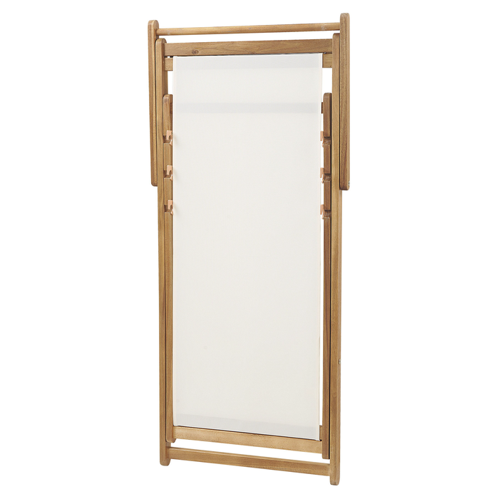 Beliani-ANZIO -Strandstoel set van 2-Lichthout|Dieren-Polyester