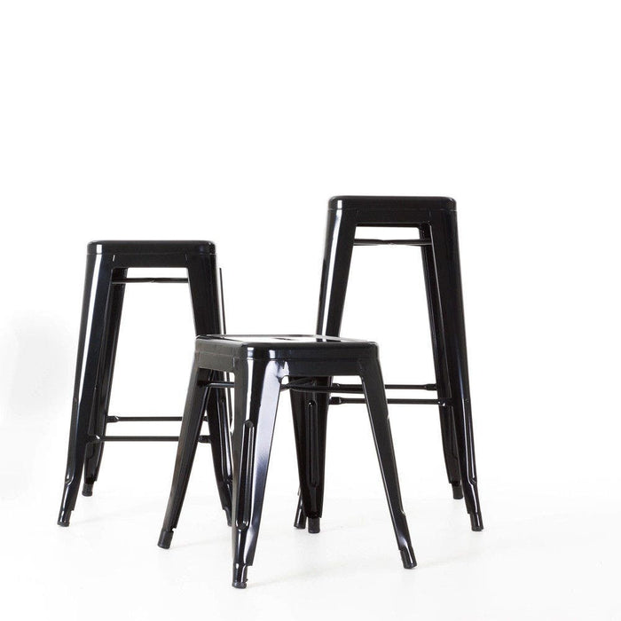 Legend Metalen barkruk zwart - 77 cm